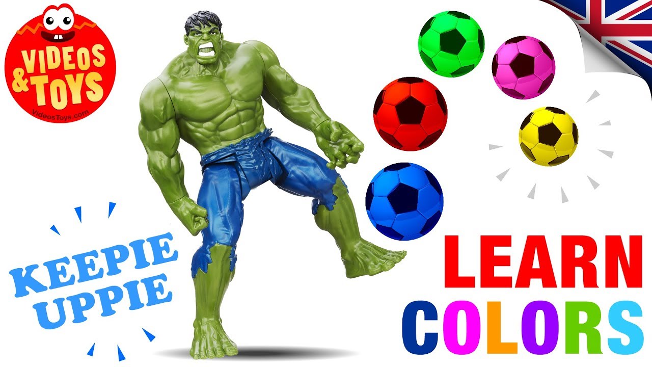 LEARN COLORS with HULK and KEEPIE UPPIE